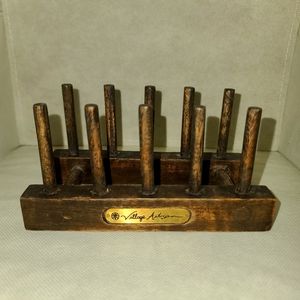 Village Artisan wooden ring holder